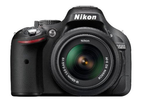 Nikon D5200 24.1MP Digital SLR Camera (Black) with AF-S 18-55 mm VR II Kit Lens, Memory Card, Camera Bag