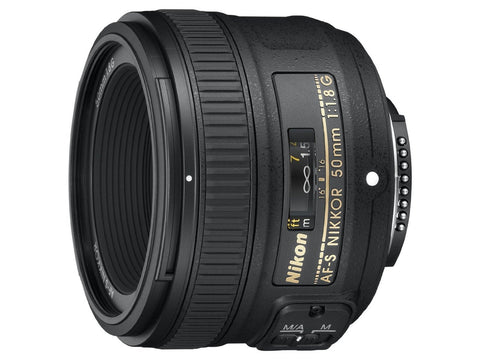 Nikon AF-S Nikkor 50mm f/1.8G Prime Lens for Nikon DSLR Camera