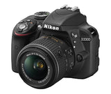 Nikon D3300 24.2 MP Digital SLR Camera (Black) with 18-55mm VR II Lens Kit with 8GB Card and Camera Bag