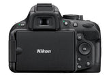 Nikon D5200 24.1MP Digital SLR Camera (Black) with AF-S 18-55 mm VR II Kit Lens, Memory Card, Camera Bag